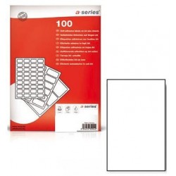 Etichette adesive bianche 210x297mm - Confezione 100 fogli